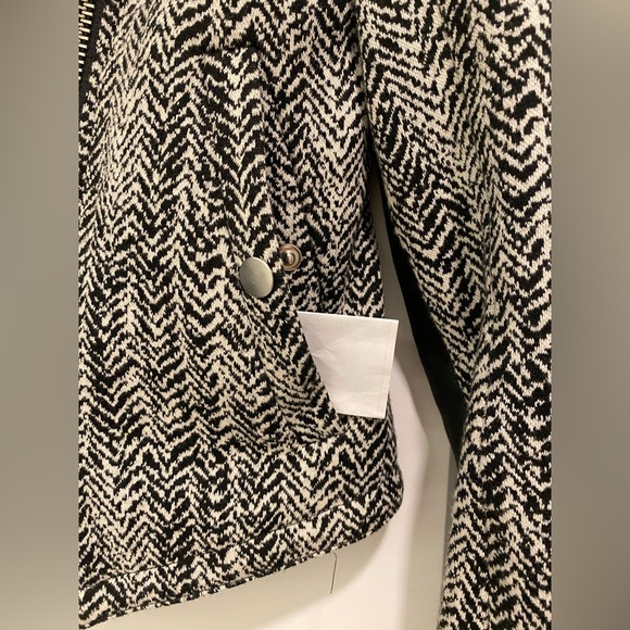 Theory Joean Parcel Houndstooth Blazer Jacket Sz 4 - Picture 6 of 13